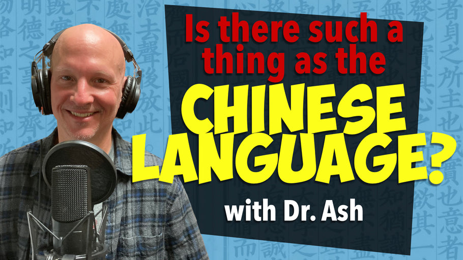 "There's no such thing as the Chinese language!"